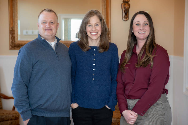 Dale, Melissa, and Samantha. The Schrock Financial Team